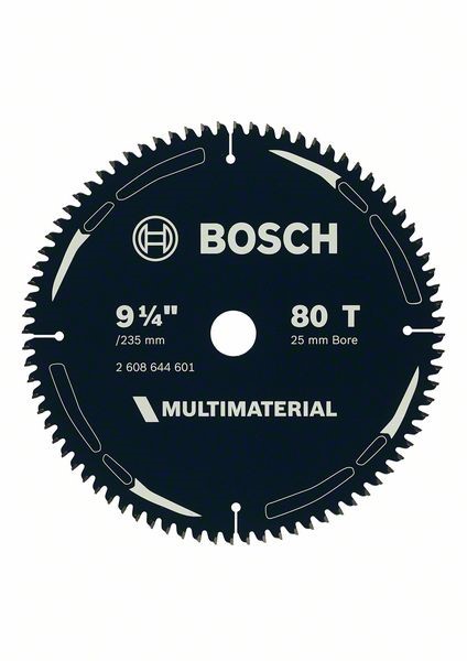 BOSCH MULTIMATERIAL SAW BLADE 9-1/4'' X 25/20/16 X 80 TEETH 